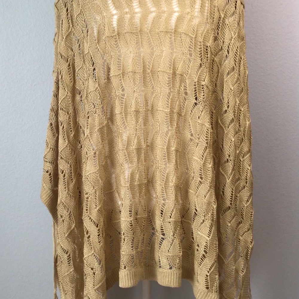Lauren Ralph Lauren Linen Blend Poncho - Picture 16 of 16